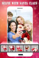 Selfie With Santa Claus Affiche