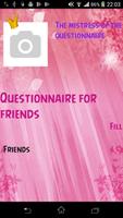 Questionnaire for friends पोस्टर