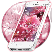 Flowers nature cherry blossom icon