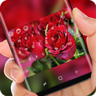 Love Red Rose Keyboard Romantic Theme أيقونة