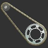 Gear ratio motorcycle