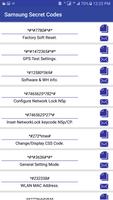 Secret Codes of Samsung Mobiles: اسکرین شاٹ 2