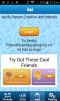 1 Schermata Roo Kids - Chat App