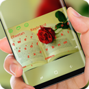 Rose Book Keyboard Love Story Theme APK