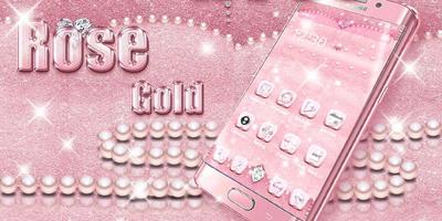 Rose Gold Diamond Tema Ekran Görüntüsü 3