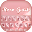 Rose Gold Silk Keyboard Theme