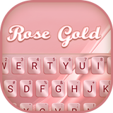 Rose Gold Silk Keyboard Theme icon