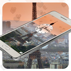 Eiffelturm paris amity thema Zeichen