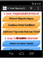 9. Sınıf Biyoloji Ders Notları โปสเตอร์