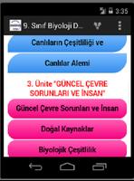 9. Sınıf Biyoloji Ders Notları স্ক্রিনশট 1