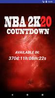 Countdown For NBA 2K20 Plakat