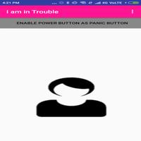 I AM IN TROUBLE (WOMEN SAFETY) PANIC POWER BUTTON اسکرین شاٹ 1