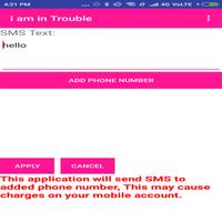I AM IN TROUBLE (WOMEN SAFETY) PANIC POWER BUTTON اسکرین شاٹ 2