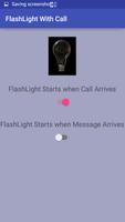 FlashLight With Call Msg Alert imagem de tela 1
