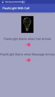 FlashLight With Call Msg Alert imagem de tela 2