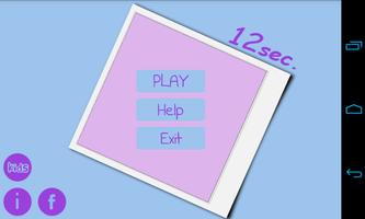 Visual Memory Game - 12sec الملصق