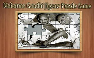 Mahatma Gandhi rompecabezas juego Poster