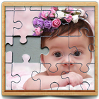 Icona Gioco carino di bambino gioco di puzzle
