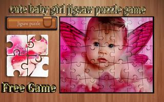 Cute Baby Girl Jigsaw Puzzle Game capture d'écran 1