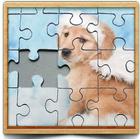 cute dog photo Jigsaw puzzle game icône