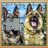 ドイツの羊飼い犬ジグソーパズルゲーム アイコン