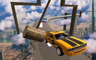 Impossible Car Racing Stunt Games 3D imagem de tela 2