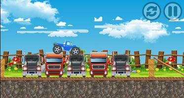 Monster Truck Racing Adventure Super 2D Race Games capture d'écran 1