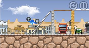 Monster Truck Racing Adventure Super 2D Race Games capture d'écran 2