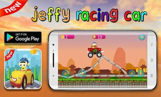 Jeffy Racing Car The Puppet تصوير الشاشة 1