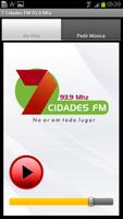 Rádio 7 Cidades FM 93,9 Mhz poster
