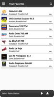 Ecuador radio -World Radio free online capture d'écran 3