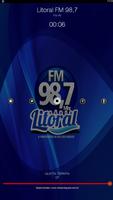 Rádio Litoral FM 98,7 Affiche