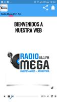 Radio Mega 89.1 FM Plakat