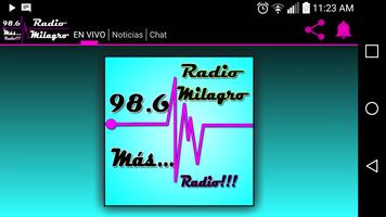 Radio Milagro 98.6 FM capture d'écran 2