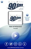 Rádio 90FM Blumenau plakat