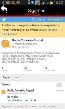 Web Rádio Conexão Gospel HD screenshot 2