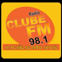 Poster Rádio Clube FM 98.1 Ceilândia
