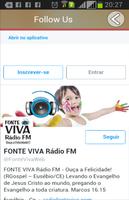 Rádio Fonte Viva FM اسکرین شاٹ 1