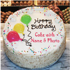 Icona Cake with Name and Photo