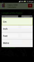 Fabric GSM Calculator Ekran Görüntüsü 1