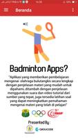 Badminton Apps Affiche
