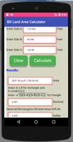 BD Land Area Calculator capture d'écran 2