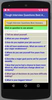 Tough Interview Questions Best постер