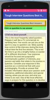 Tough Interview Questions Best скриншот 1