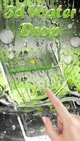 Green Rainy Drop Launcher Affiche