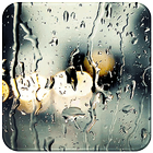 ikon Transparan Hujan Kaca