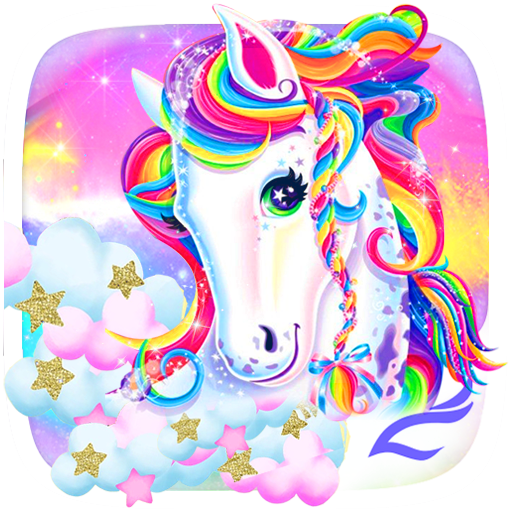 Unicorn Shiny Rainbow Theme