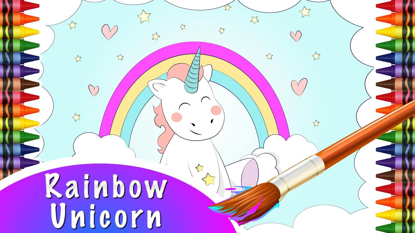 Rainbow Unicorn  Coloring  for Android APK  Download