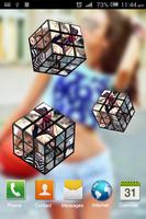 3D Cube live wallpaper Affiche