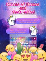 Rainbow Galaxy Emoji Keyboard Theme screenshot 1